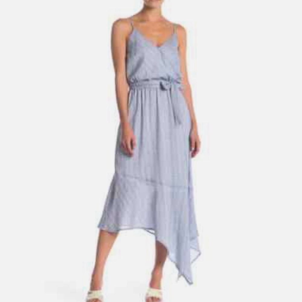 Fourteenth Place - 14th Place - Asymmetrical Hem Faux Wrap Dress - Sz  XS